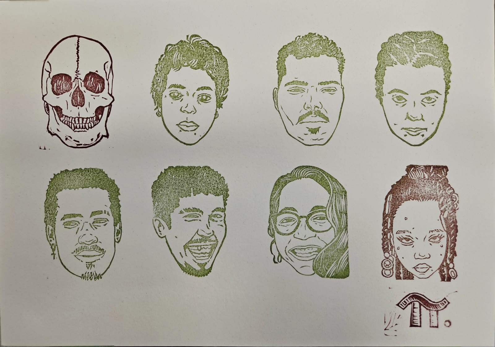 s/título (Série de rostos 1)