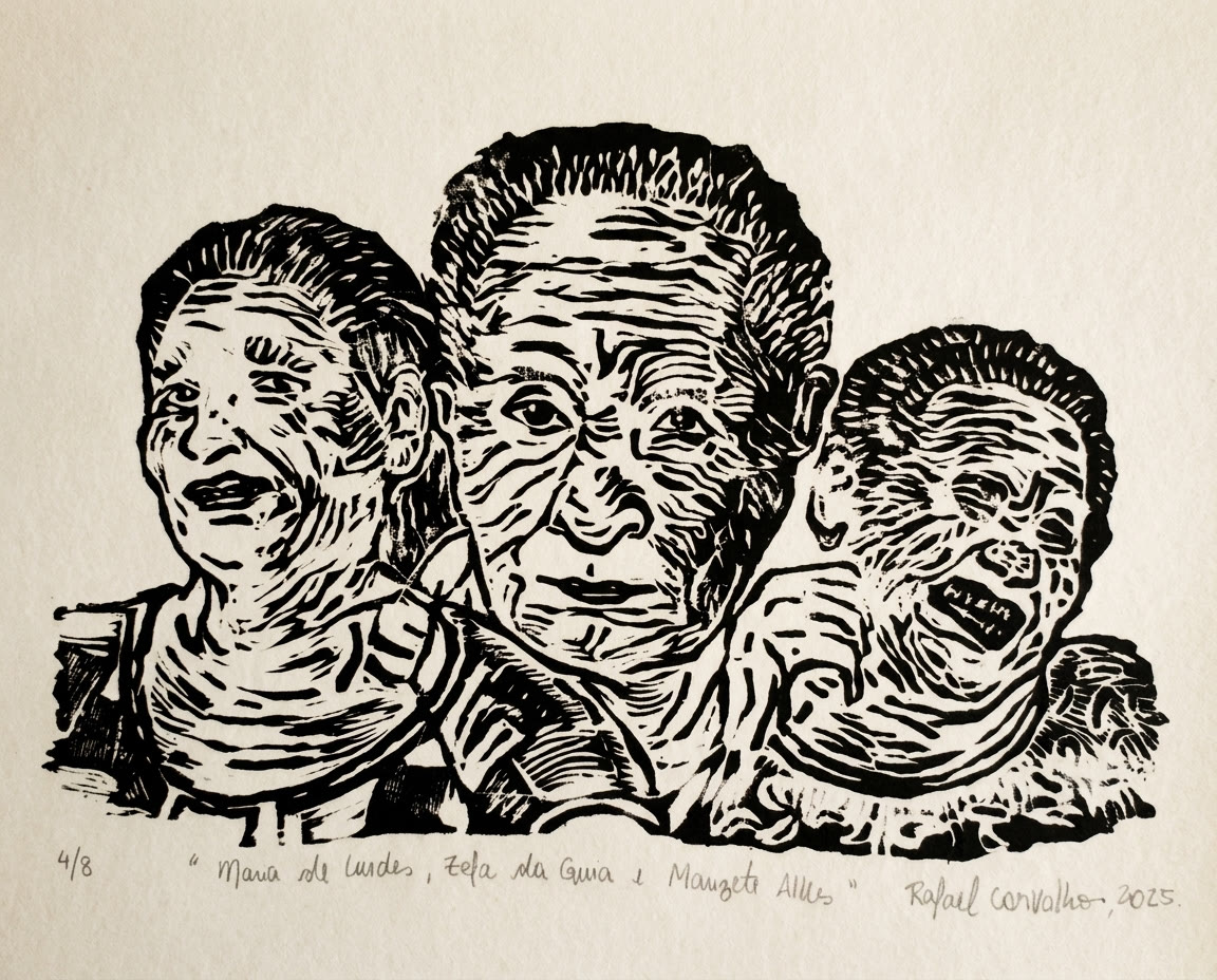 Maria de Lurdes, Zefa da Guia e Marizete Alves